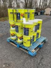 Skid Lot Of (24) Cans Gaco Flex Roof Coating