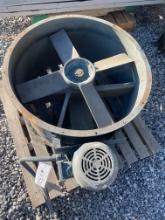 32" Fan W/ 5HP Motor