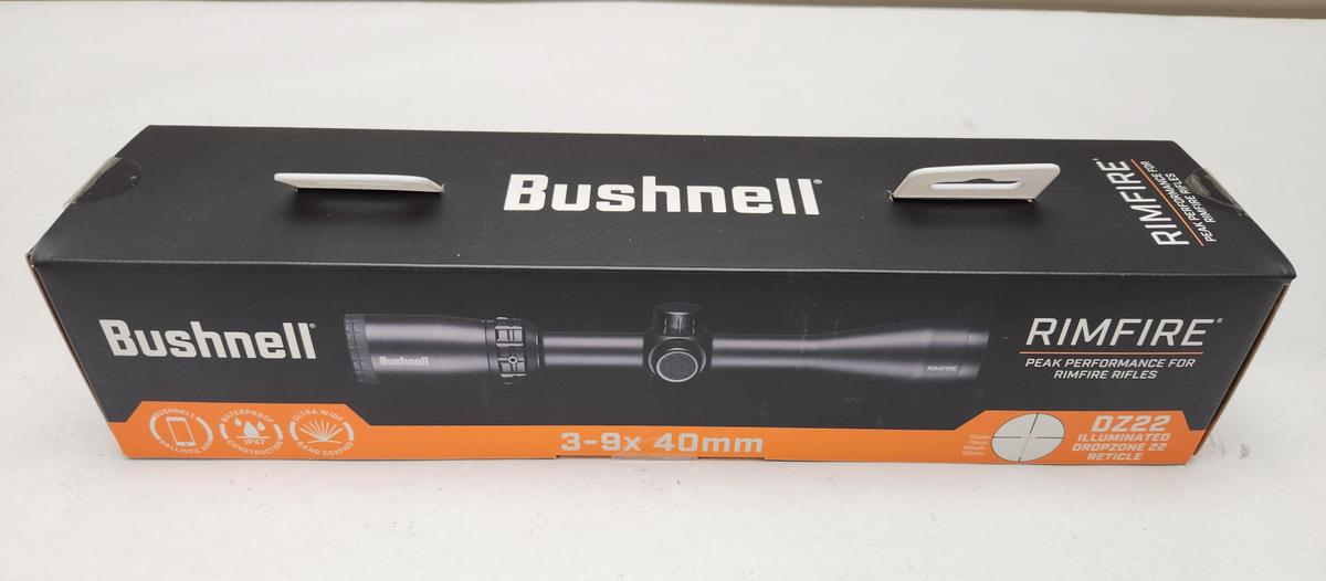 BUSHNELL RIMFIRE 3-9X40MM SCOPE