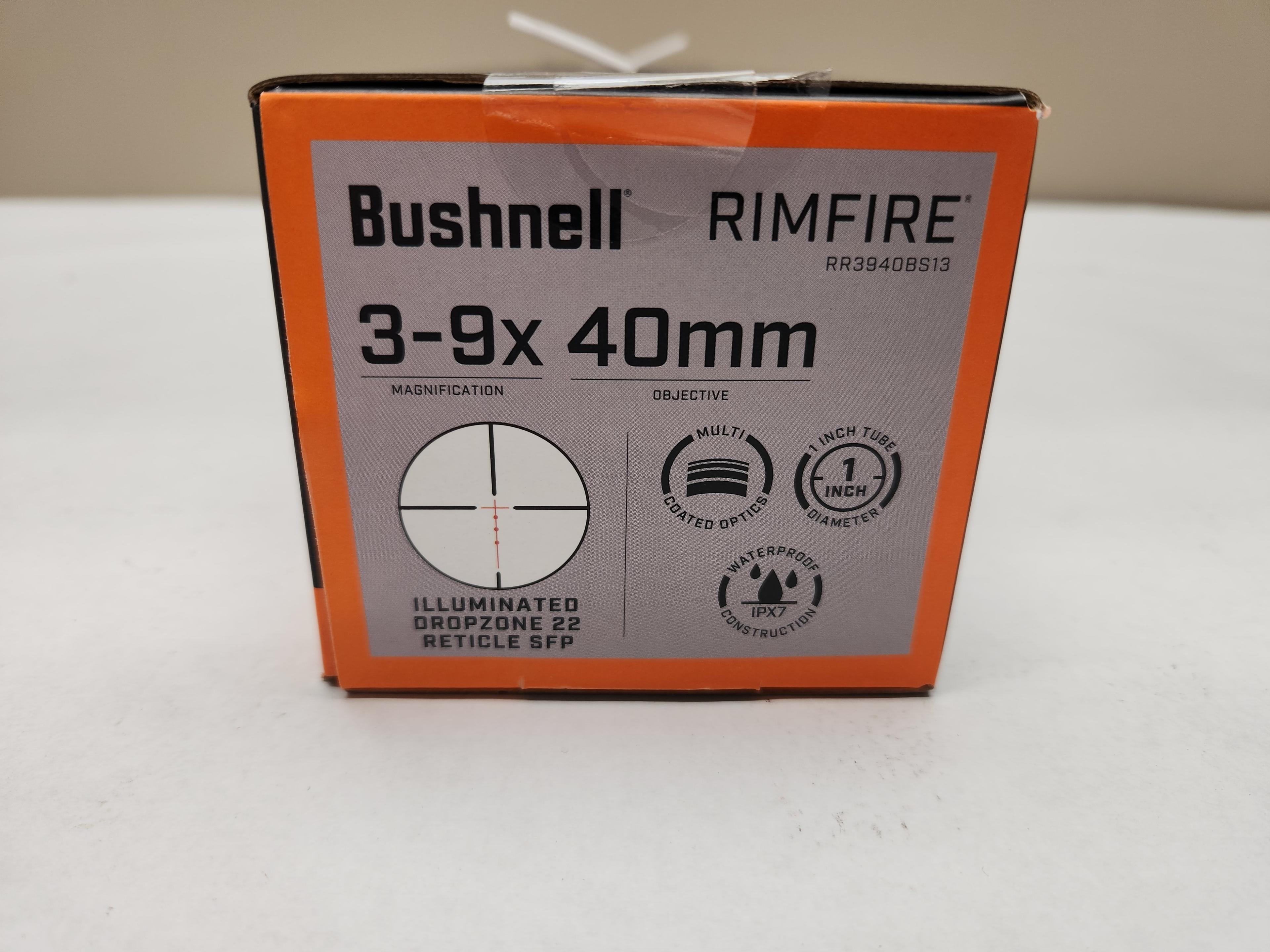 BUSHNELL RIMFIRE 3-9X40MM SCOPE