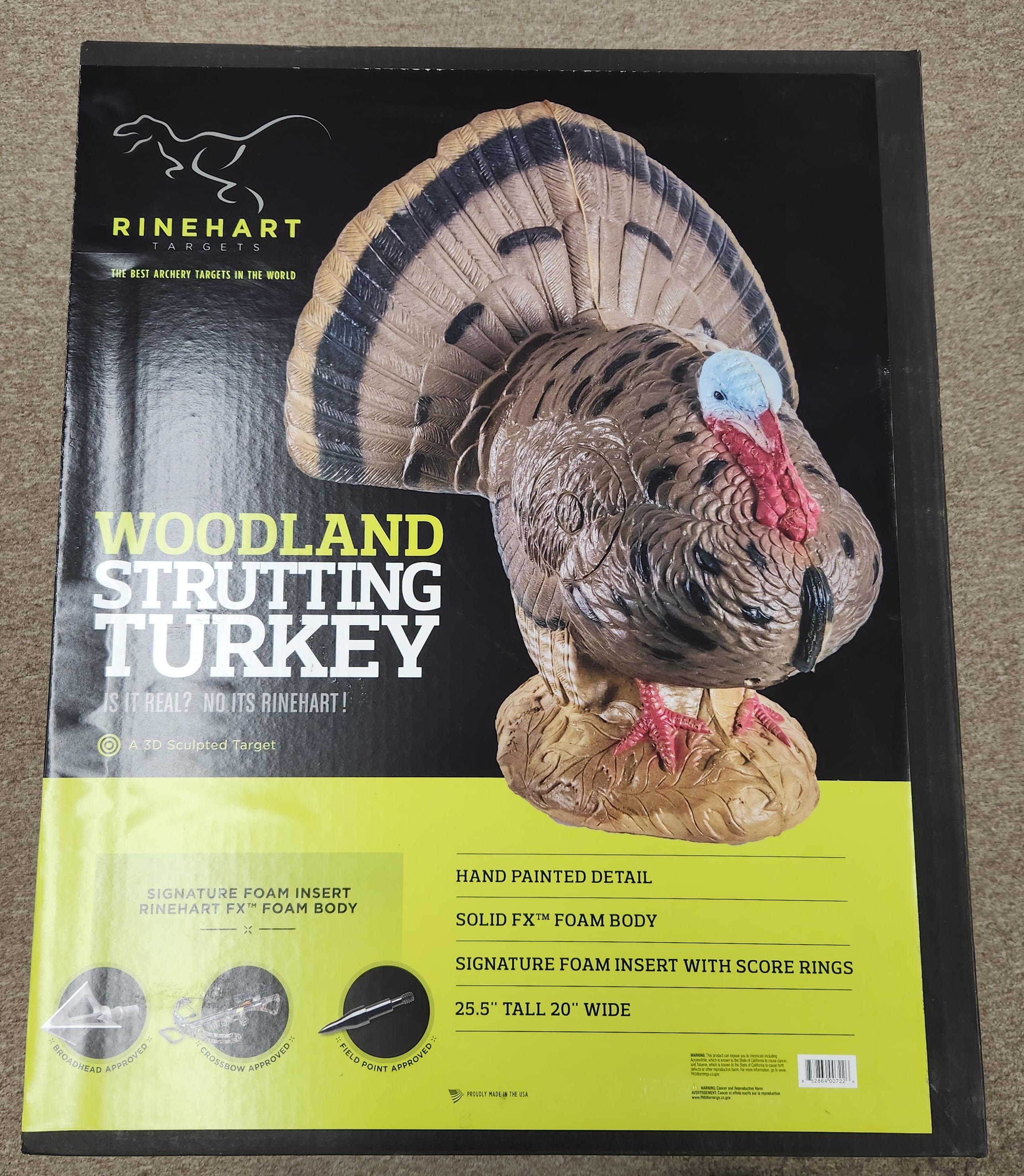 RINEHART WOODLAND STRUTTING TURKEY ARCHERY TARGET