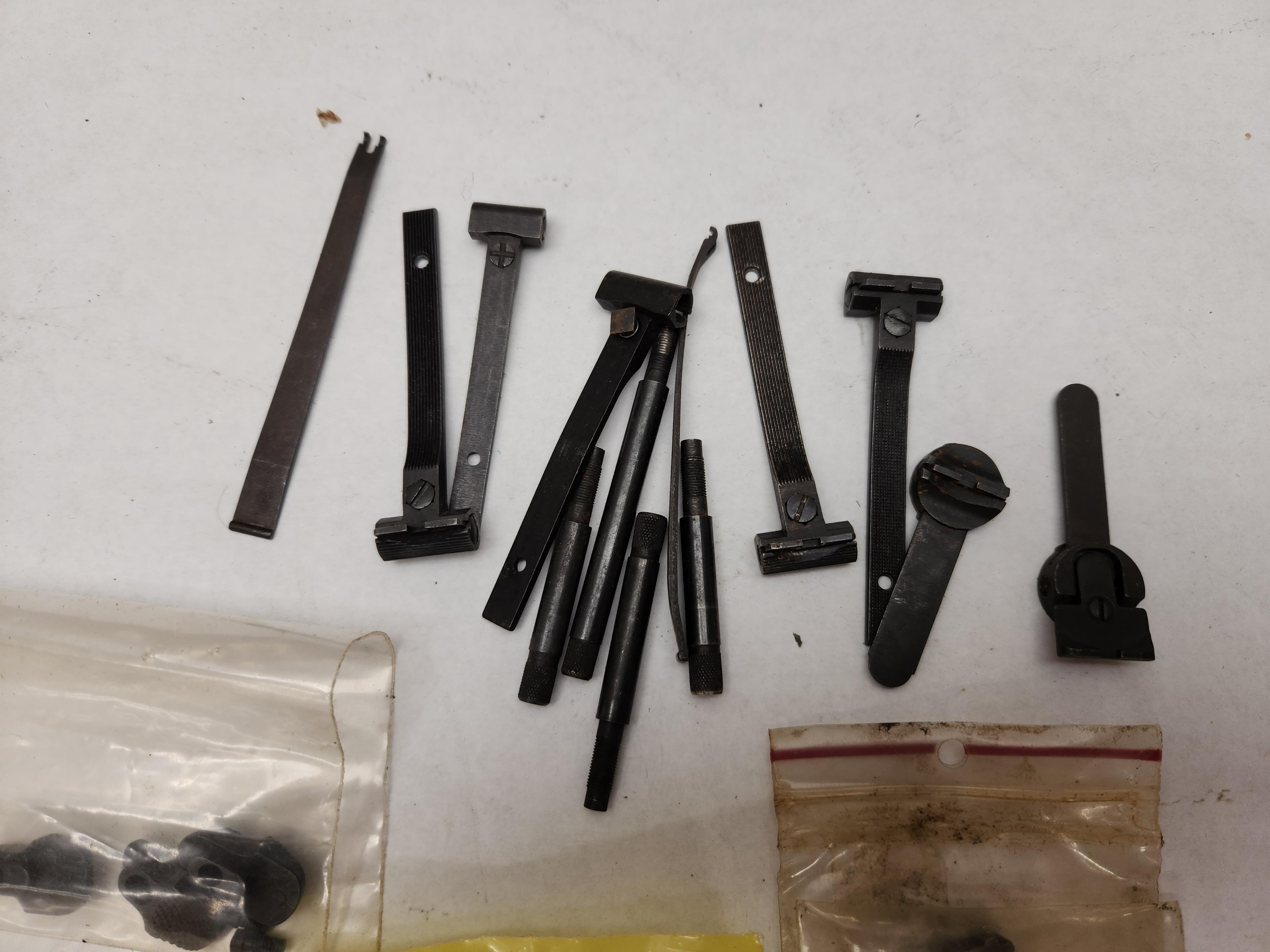 LARGE LOT OF REVOLVER PARTS