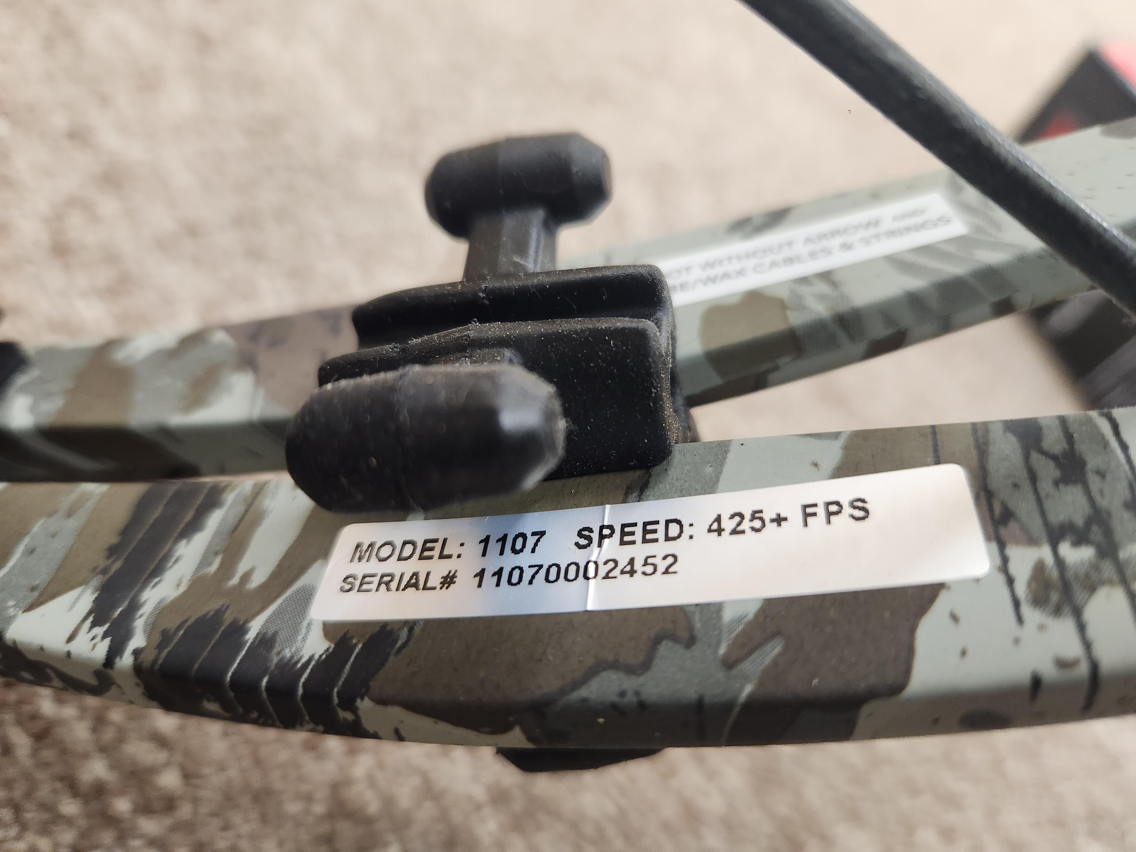 KILLER INSTINCT SPEED 425 CROSSBOW WITH EXTRAS