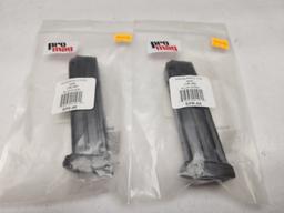 (2Pcs.) PROMAG SPRINGFIELD XDM 19RD 9MM MAG