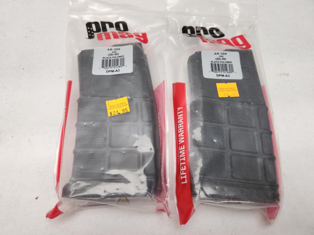 (2Pcs.) PROMAG AR-10 20RD .308 MAGAZINE