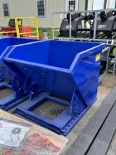 New Hopper Dumpster W/ Fork Inserts