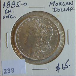 1885-O Morgan Dollar CH. UNC.