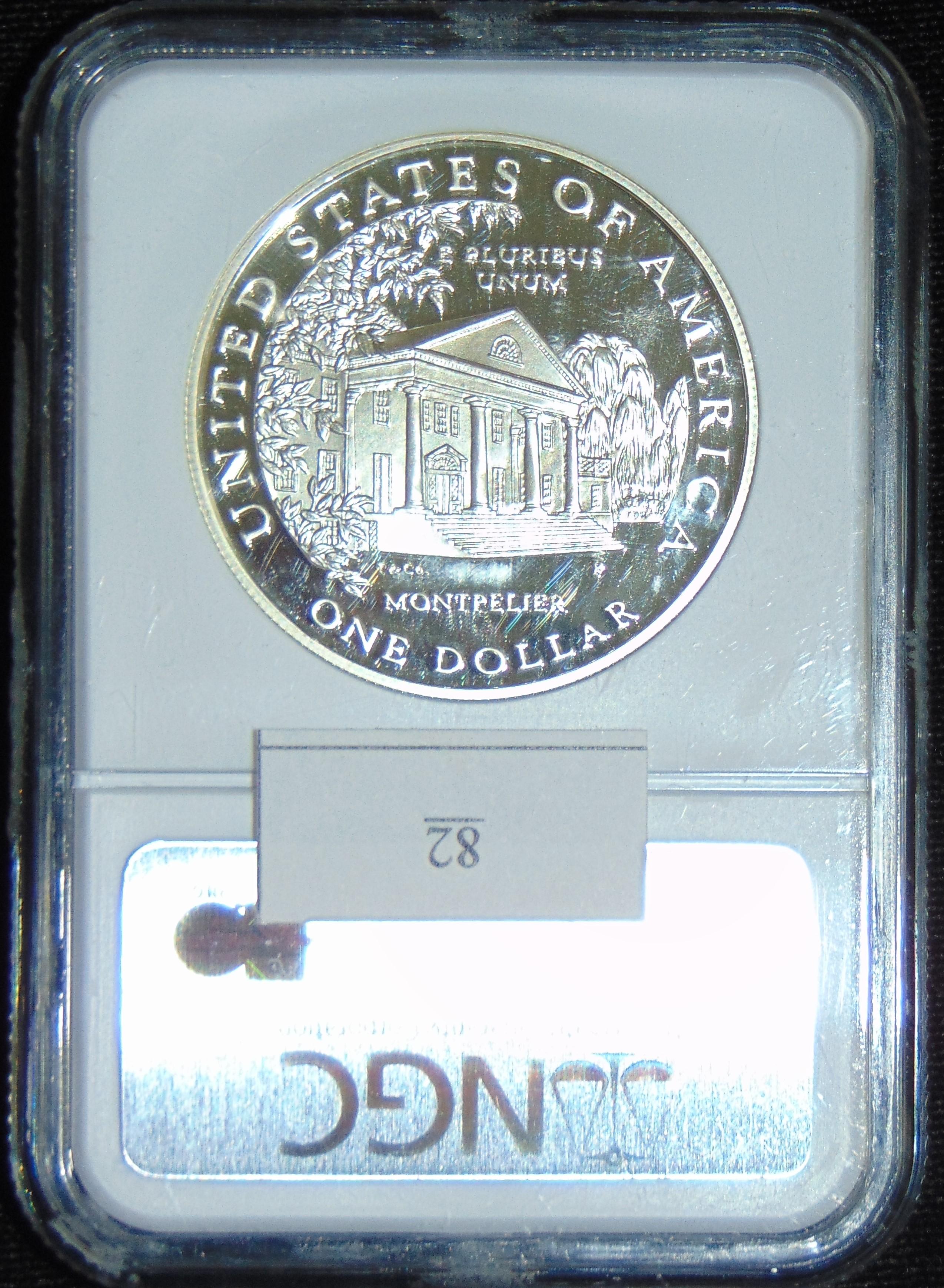 1999 Dolley Madison Silver Dollar NGC PF69