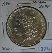 1896 Morgan Dollar UNC.