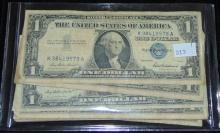 20 1957, 1957A $1 Silver Certificates.