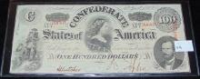 April 1863 $100 Confederate Note