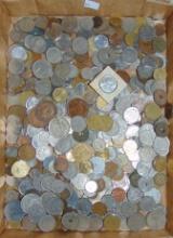 Approx. 475 World Coins plus 6 Silver.