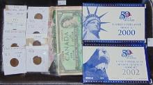 Variety: Indian Cents. Quarters. $1 & 1 Pound Note