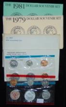 1968, 1975 U.S. UNC Sets. 1979, 1980, 1981 P, D, S