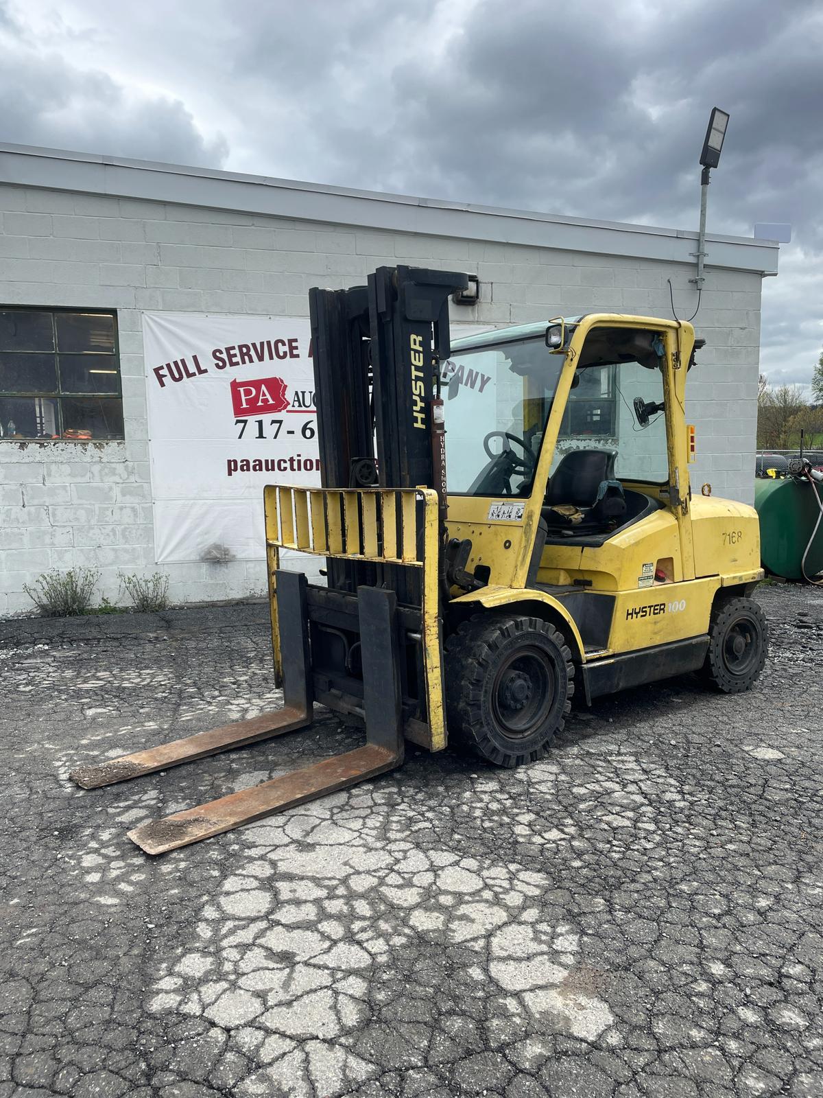 2000 Hyster 100XM 10,000 IB Diesel Forklift