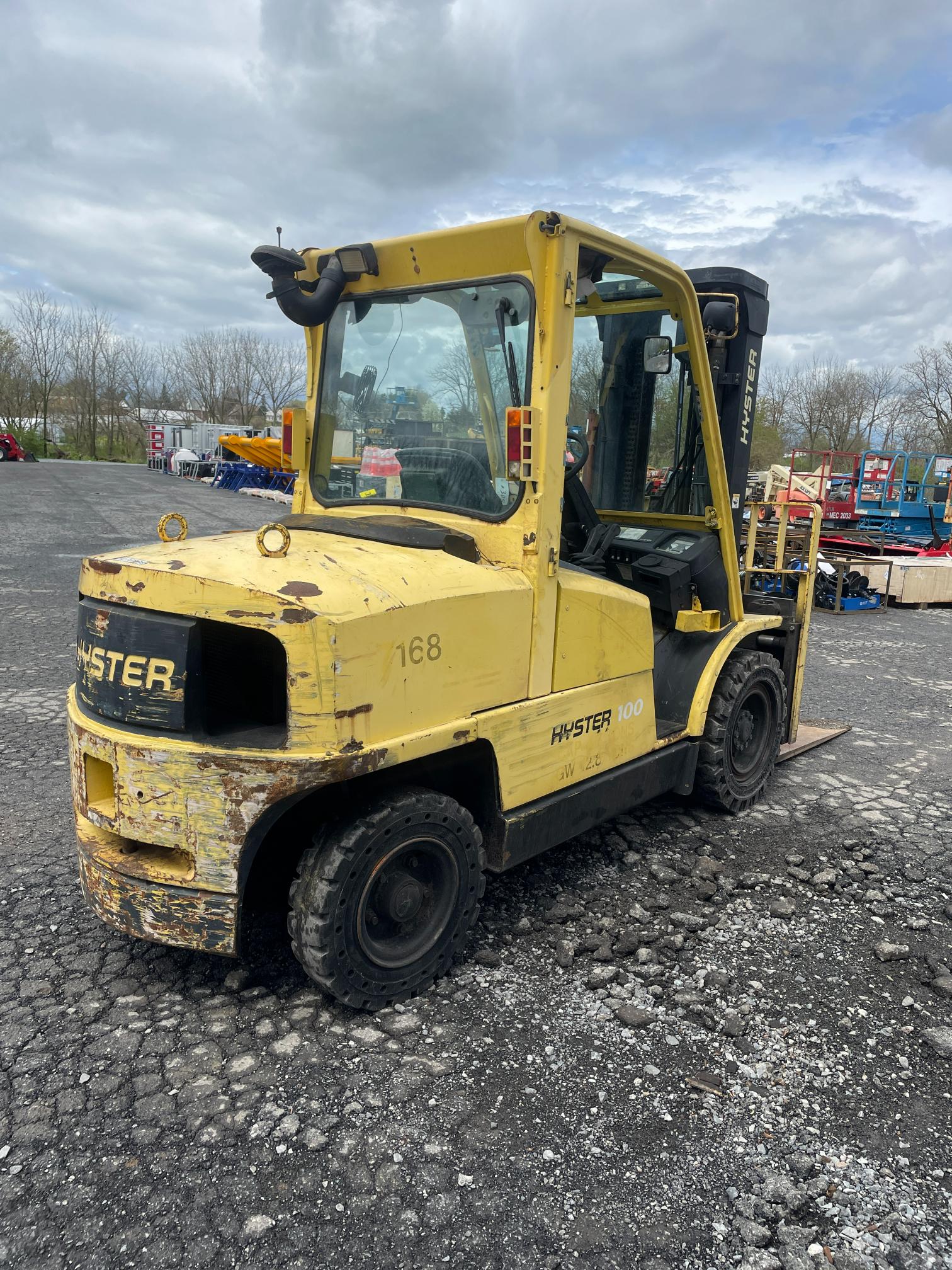 2000 Hyster 100XM 10,000 IB Diesel Forklift