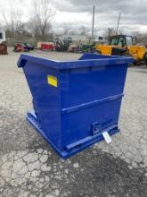 New Hopper Dumpster W/ Fork Inserts