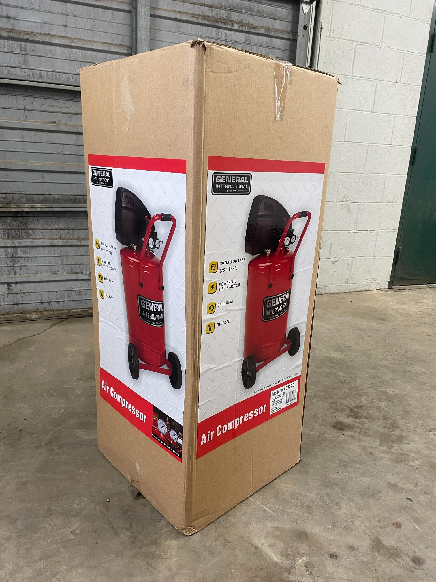 New General 20 Gallon Electric Air Compressor