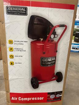 New General 20 Gallon Electric Air Compressor