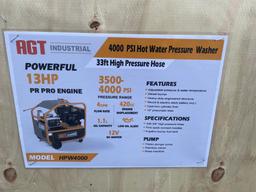 New AGT 4,000 PSI Hot Water Pressure Washer