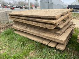 Used Skid Lot Of 5'X8' Heavy Duty Traction Mats