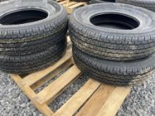 New Set Of (4) ST225/75R15 Radial Trailer Tires