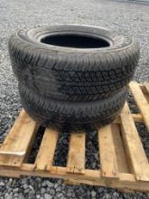 Lot Of (2) Dunlop P265/70R17 Tires