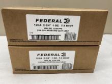 (500Rds.) FEDERAL 12GA 2-3/4" #7.5 SHOTSHELLS