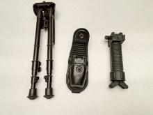 (3Pcs.) HARRIS BIPOD, STREAMLIGHT WML & MORE