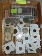 Variety of Foreign Coins & Notes: Canada, Costa