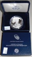 2007-W Proof Silver Eagle (box).