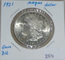 1921 Morgan Dollar Gem BU. Wow!