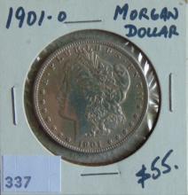 1901-O Morgan Dollar (cleaned).