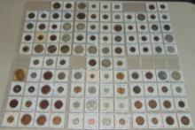 6 pages of World Coins (20 Silver coins, many