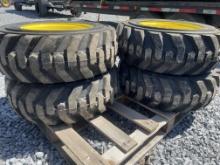 New Set of (4) 10-16.5 NHS Skid Loader Wheels