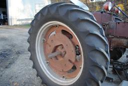 Farmall Super "C" with Artsway 72" belly mower, wide front, new rubber all around, wheel weights,