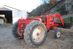 IH 574 gas tractor with all hydraulic loader, wide front, $2000 in repairs, new radiator, clutch, va