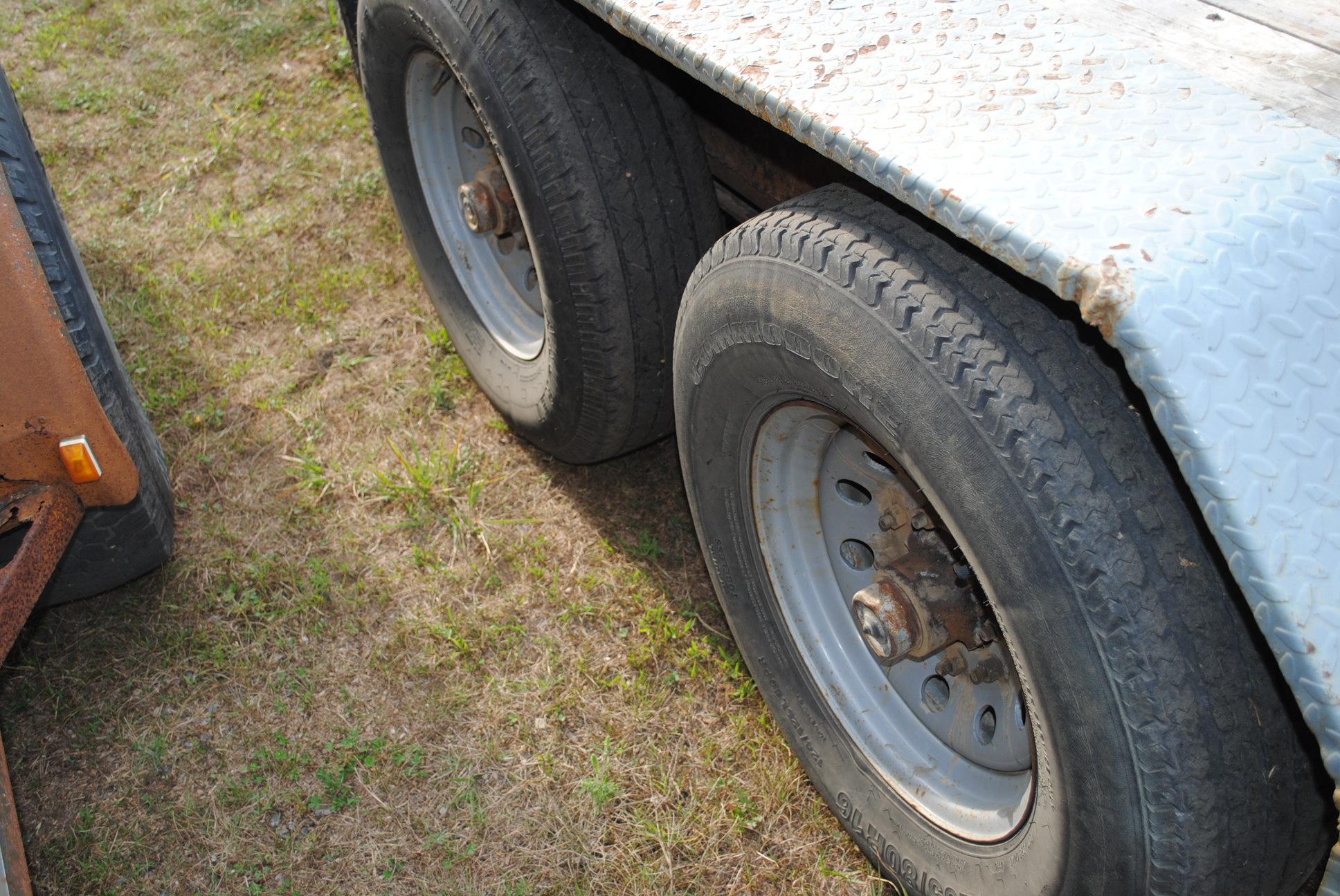 2012 Load Trail 18' trailer with ramps, 7,000# axles