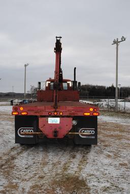 1984 Mack Boom Truck, diesel, 237 Mack motor, maxi torque twin stick, cable hoist, air brakes, pintl