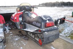 1995 Ski-doo Bombardier Formula S snowmobile, 2,490 miles, with cover, runs