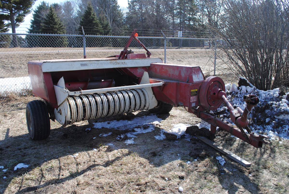 International 440 Baler, used 2 years ago, was shedded