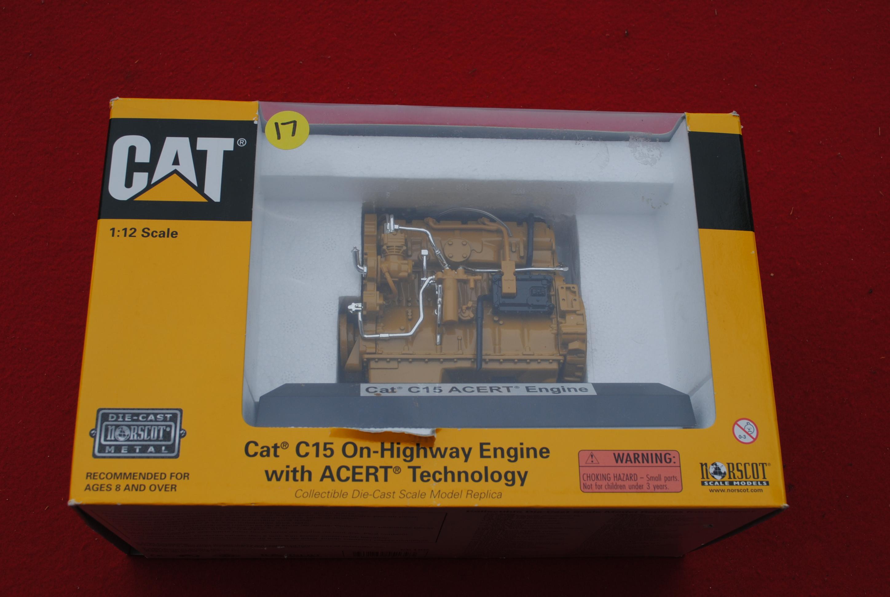 1/12 Cat C15 on Highway Engine with Acert Technology, (NIB)