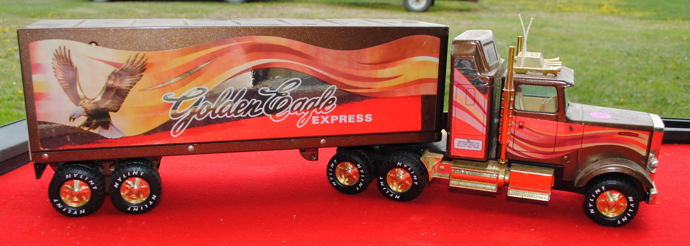 Nyling brand Golden Eagle Express semi wht trailer