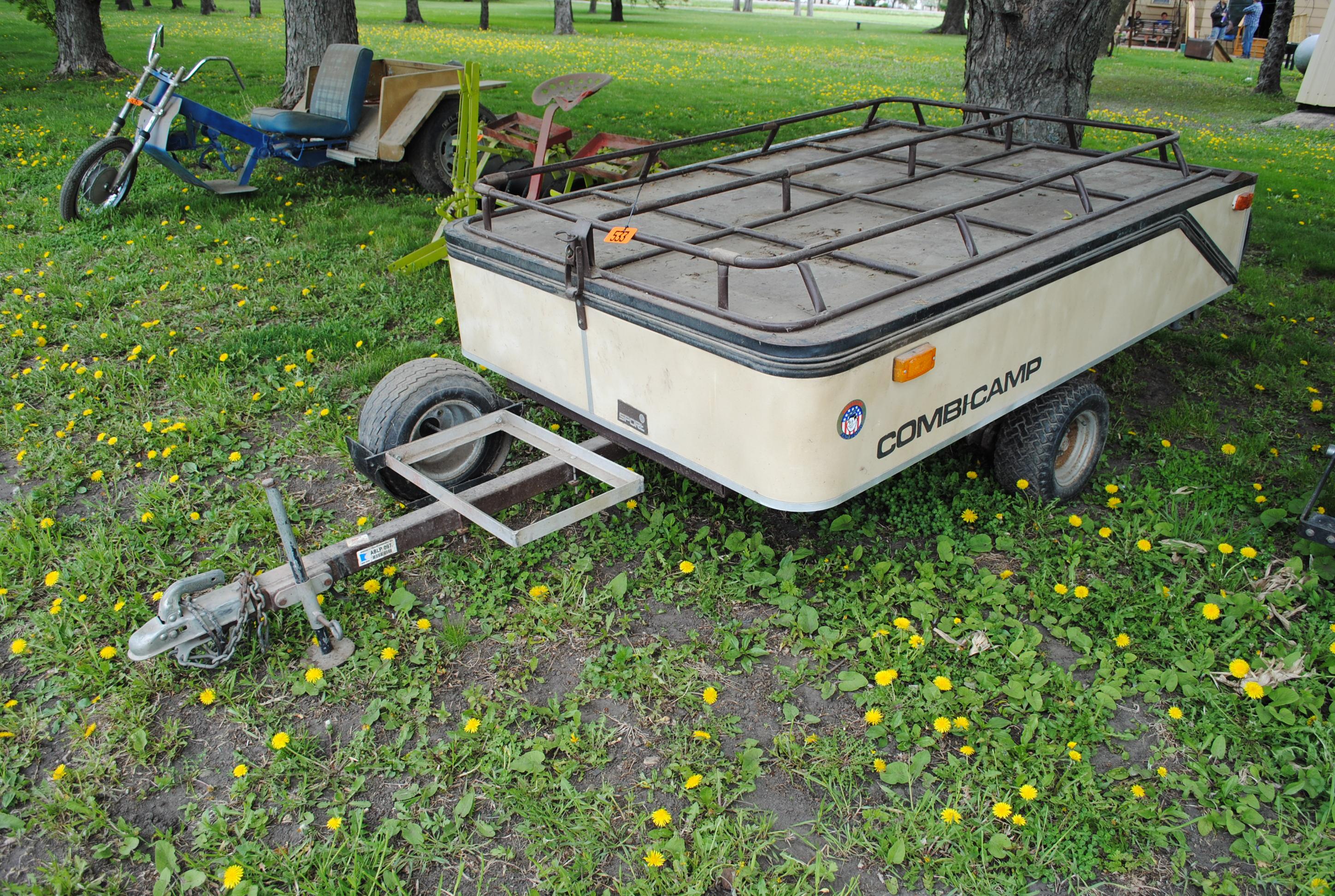 CombiCamp trailer with permanent license
