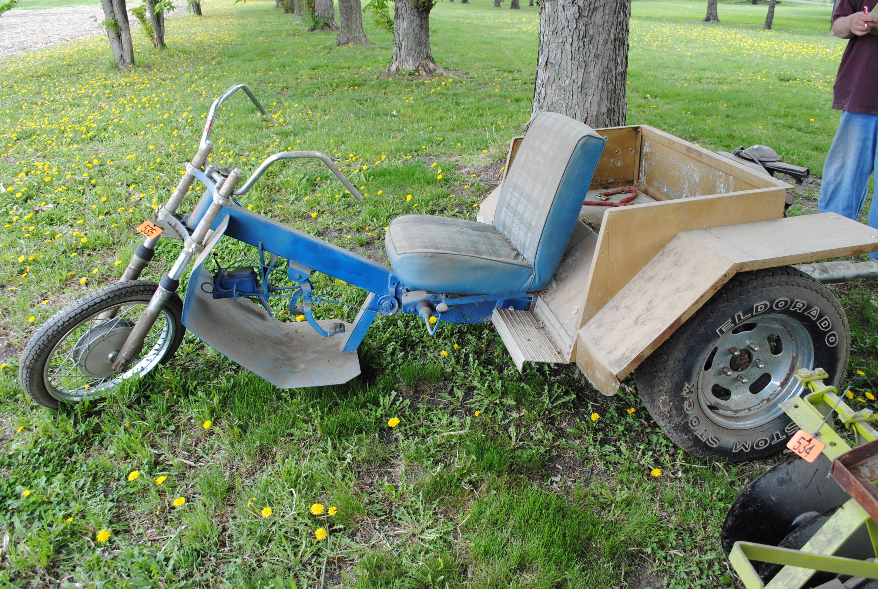 Homemade Trike with Volkswagon motor, not running