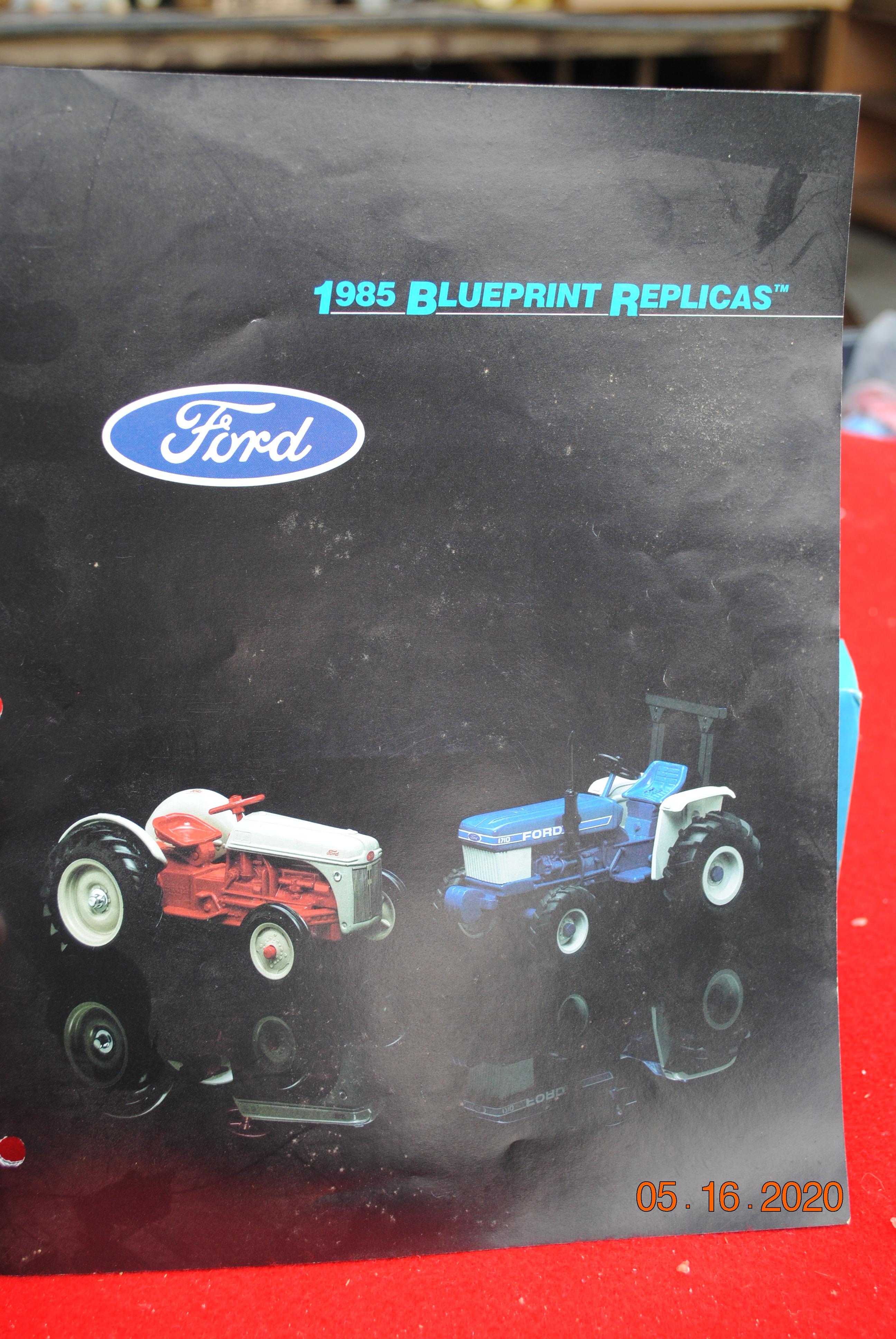 1/16 Scale Models Ferguson TO-20 & 1985 Ford blueprint replica catalog