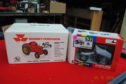 1/32 Britains Massey Ferguson 3680 with duals, 1/16 Massey Ferguson Twin Power Pacemaer