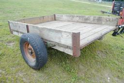 6'x8' Homemade 2-Wheel Trailer, no title