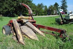 New Holland 85 Forage Chopper, 2-row corn head with hay head, needs 1 tire