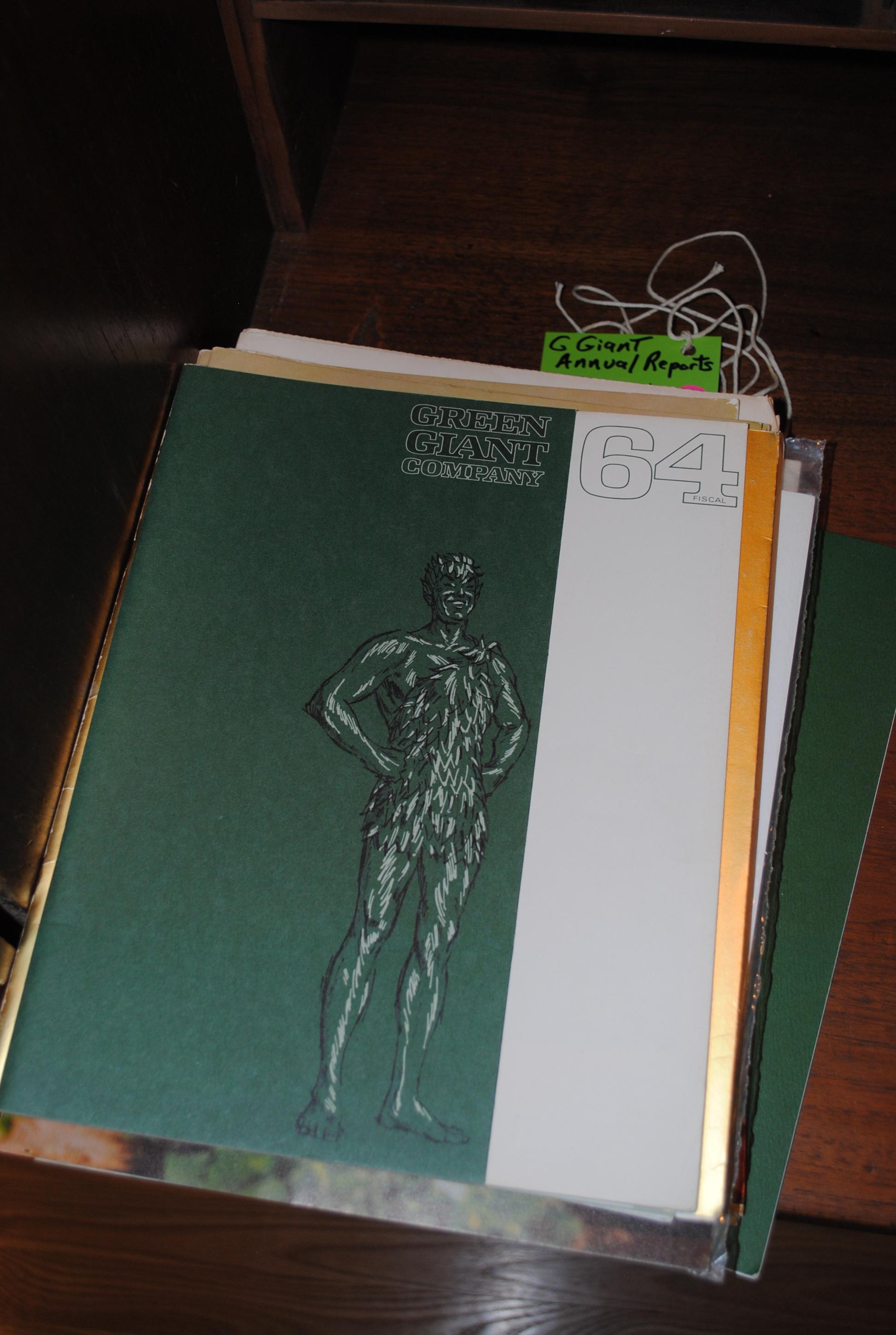 Green Giant Annual Reports 1960s